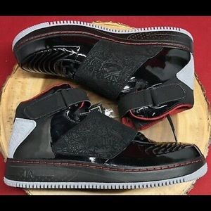 Pre-owned Air Jordan Fusion 20 (AJF 20) Black / Stealth – Varsity Red